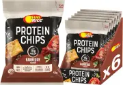Sunrice Barbeque Flavoured Protein Chips 50 G (Pack of 6)