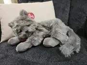 Ty Beanie Buddy - BEANI the Grey Cat (13 Inch) MINT with MINT TAGS - Plush Toy