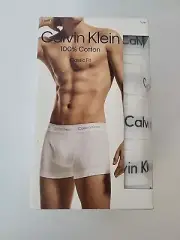 Calvin Klein Underwear Men's White Boxer Briefs 5-Pack Trunks Size XL NB1897