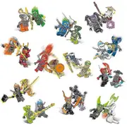 Set Of 24 Pcs Ninjago Mini Figures Kai Jay Sensei Wu Master Building Blocks Toys