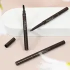Waterproof Microblading Eye Brow Eyeliner Eyebrow Pencil Pen Brush Makeup New