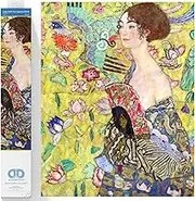 DIAMOND DOTZ Painting Kit, Advanced, DD13, Lady with Fan (après Klimt), 67 x 67cm