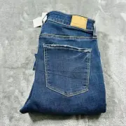 American Eagle Jeans Womens 2/26w Blue High Rise Skinny Boot Next Level Stretch