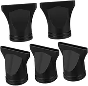 MUCKLILY 5pcs Hair Dryer Nozzle Attachments Heat-resistant and Diffuser for Fit Targeted Airflow for Salon-quality Styling Compatible Hair Dryers