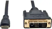 Tripp Lite Mini HDMI to DVI Cable, Digital Monitor Adapter Cable (Mini HDMI to DVI-D M/M) 6-ft. 6' (P566-006-MINI)