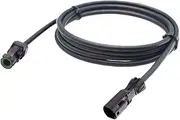 HSD Cable 4-pin Waterproof Code A Male Connector LVDS Cable 4-core 535 Harness(WP4P HSD A M to A F,1.5M)