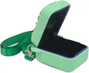 Soft Silicone Cover Case for Bitzee Interactive Toy Digital Pet, Protective Skin Sleeve with Lanyard, Scratch Resistant Electronic Pets Travel Storage Bag (Green)