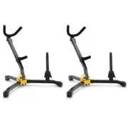 2PK Hercules BLK Instrument Holder Stand for Clarinet/Flute/Alto/Tenor Saxophone