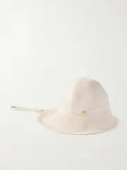 [Chloé] Chloé - Cotton-blend Canvas Bucket Hat - Ecru - M M Ecru