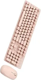 TEHAUX 1Set Wireless Ergonomic Keyboard and Mouse Tilted Design Low Noise Keys Wireless Connectivity Compatible with Laptop