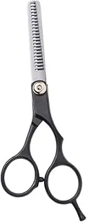 2pcs Hair Styling Tools Barber Clippers Barber Shears Hair Salon Cutter Haircut Scissors Hairdressing Scissors Teeth Scissors Black