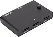 Video Splitter 4K*2 Multiple Devices Video Switching Equipment Accessory for TVs Monitors and Projectors