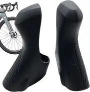 Road Bikes Shifter Lever Hoods, Elastic Silicone Cover, Comfortable Brake Lever Cover Shift Case for Mountain Road Bikes