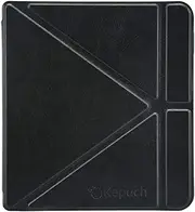 Kepuch Custer Ultra-Thin Polyurethane PU Leather Shell Hard Case Cover for Kobo Libra H2O - Black