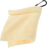 Golf Towels Microfiber Cleaning Cloth Dry Towel with Clip for Golf Clubs Balls Fitness Hiking Camping Durable Efficient Golf Bag