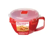 Sistema 1109 Phthalate BPA Free Microwave Noodle Bowl 940 ml.