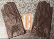 new Wild Rider Featherlite Vented Leather Motorcycle Gloves Full Finger XXL