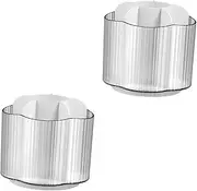 BESTOYARD 2pcs 360 Make up Brush Holder Multipurpose Pen Cup Rotating Desk Organizer Pencil Organizer Stylish Desk Accessory