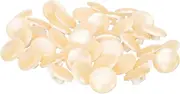 STOBOK 40pcs Beige Mushroom Buttons for Crafts Decorative Sewing Buttons for Clothes Versatile for Craft Projects and Replacement