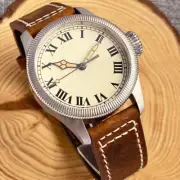 39mm Roman numeral dial 20ATM NH35A PT5000 Automatic Watch for Men Fluted Bezel