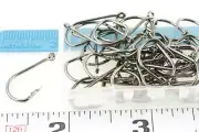 2# 100 Pieces Yishini Octopus Fishing Hooks Eye End