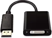 V7 Cbldpdviaa-1N Active DisplayPort to DVI Adapter Black