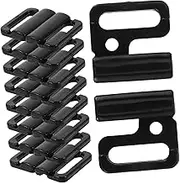 Tofficu 100pcs Plastic Swimwear Clasp Fasteners Strap Slide Hook Bikini Closure for DIY Sewing Projects for Swimsuit Repairs