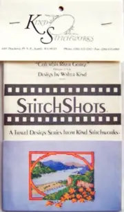 Kind Stitchworks "COLUMBIA RIVER GORGE" Stitch Shots Cross Stitch PATTERN CHART