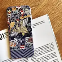 在飛比找旋轉拍賣優惠-故宮系列白鶴皇家 日本風復古iphone76plus viv