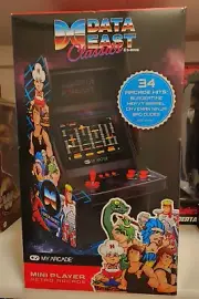 NEW SEALED 10” Cabinet My Arcade 34 Game Data East Classic Mini Player Retro