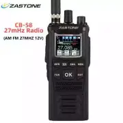 Zastone CB-58 Handheld Walkie Talkie 27MHz CB Radio HAM 4W 26 to 27MHz 4000hAm