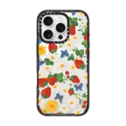 iPhone 16 Pro Impact Case Strawberry Daisy