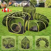 Outdoor Cat Enclosures for Indoor Cats, Outdoor Cat Tent with Tunnel for Multiple Cats, Cat Playpen for Pet Kitty Rabbits Ferrets Puppy and Other Small Animals, (Styles 3)