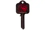 Game Of Thrones Targaryen Door Key (Black/Red) (One Size)