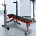 Multi-Station Weight Bench Press Home Gym Fitness Adjustable Equipment Red