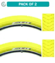 Pack of 2 Sunlite Cruiser 927 26x2.125 Clincher Wire TPI 40 Yl/Yel Reflective