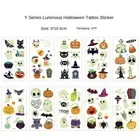 10 pcs Fluorescence Glowing Spider Web Stickers Glow-in-the-dark Stickers Dark