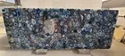 Exclusive Blue Agate Stone Dining Slab, Kitchen Counter Skab Top, Modern Decor