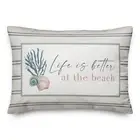 Creative Products Life is Better at the Beach Snail and Olive Shell 20 x 14