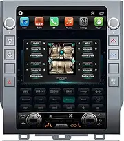 Omnitek 12.1 inch Tesla Style Touch Screen Android Radio for Toyota Tundra 2014-2020 Car Stereo Upgrade Multimedia Player Head Unit GPS Navigation System Wireless Carplay HD Video Display
