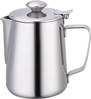 LCSVCCXA Stainless Steel Milk Frothing Pitcher Set for Coffee Making, 1000ml
