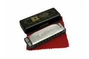 Essex Diatonic Blues Harmonica Key D 10 Hole Harmonica With Case