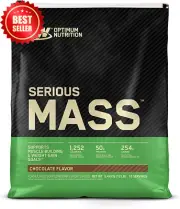 Serious Mass Protein Powder Gainer, Chocolate, 5.44Kg