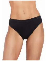 [Bendon] Seamless High Cut Brief in Black
