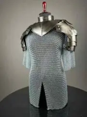 Brave lady armor - Medieval armor with chainmail - female costume - Best gift