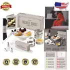 Dishwasher Safe French Pastry Baking Kit with Non-Stick Tools for Home Bakers