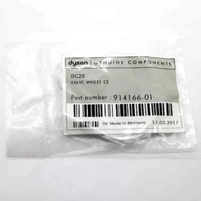 Dyson DC25 Vacuum Original Parts: Clear Valve Wheel 914166-01 Pin & Screw