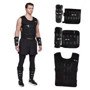 Adjustable Weighted Vest 44LB Workout Weight Vest Adjustable Weighted Vest Set