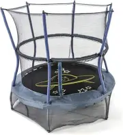 Skywalker Round Space Explorer Mini Trampoline With Enclosure