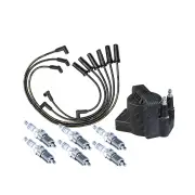 Bosch 6 Spark Plugs Coil Lead Kit for Holden Statesman WH 3.8L 152KW V6 00-01